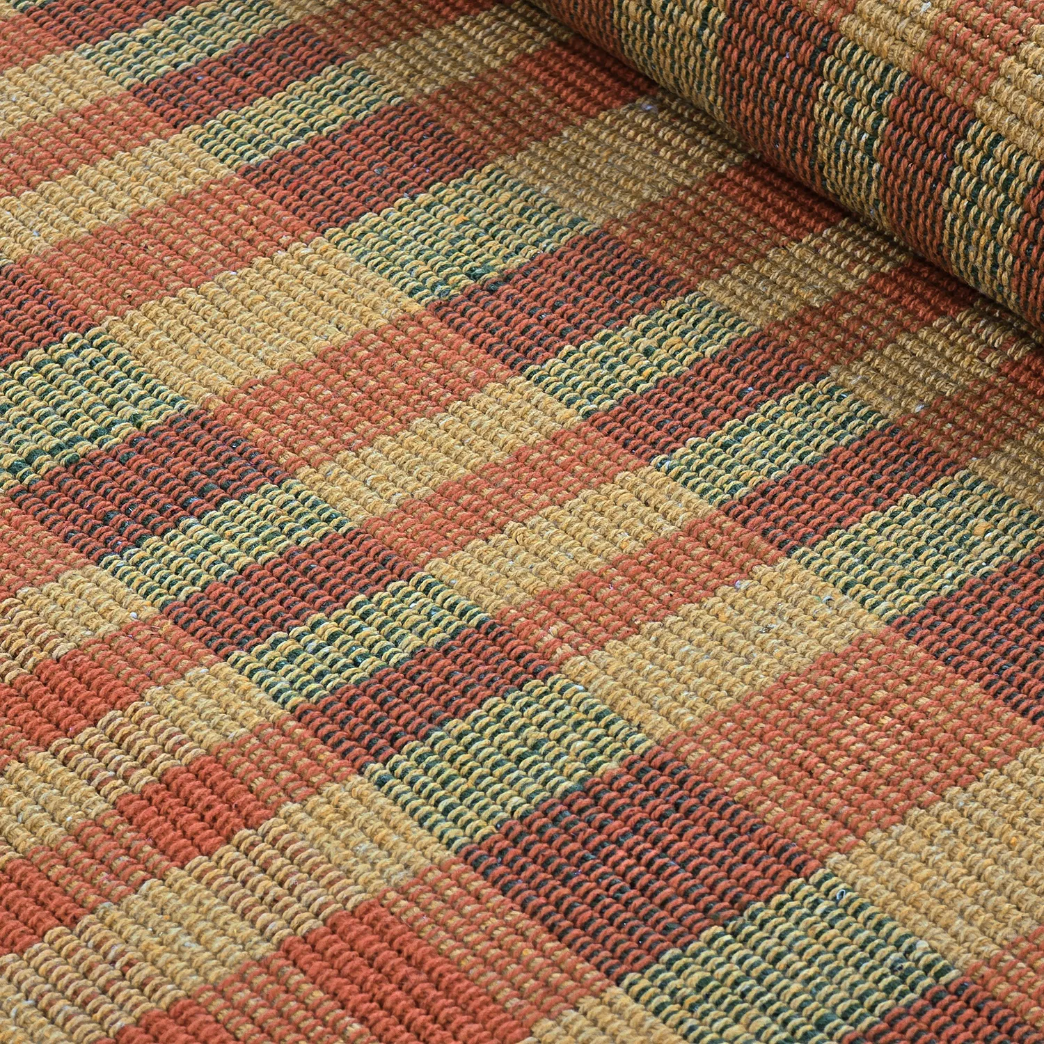 Vloerkleed Katoen - Husvik (mosterd/multikleur)