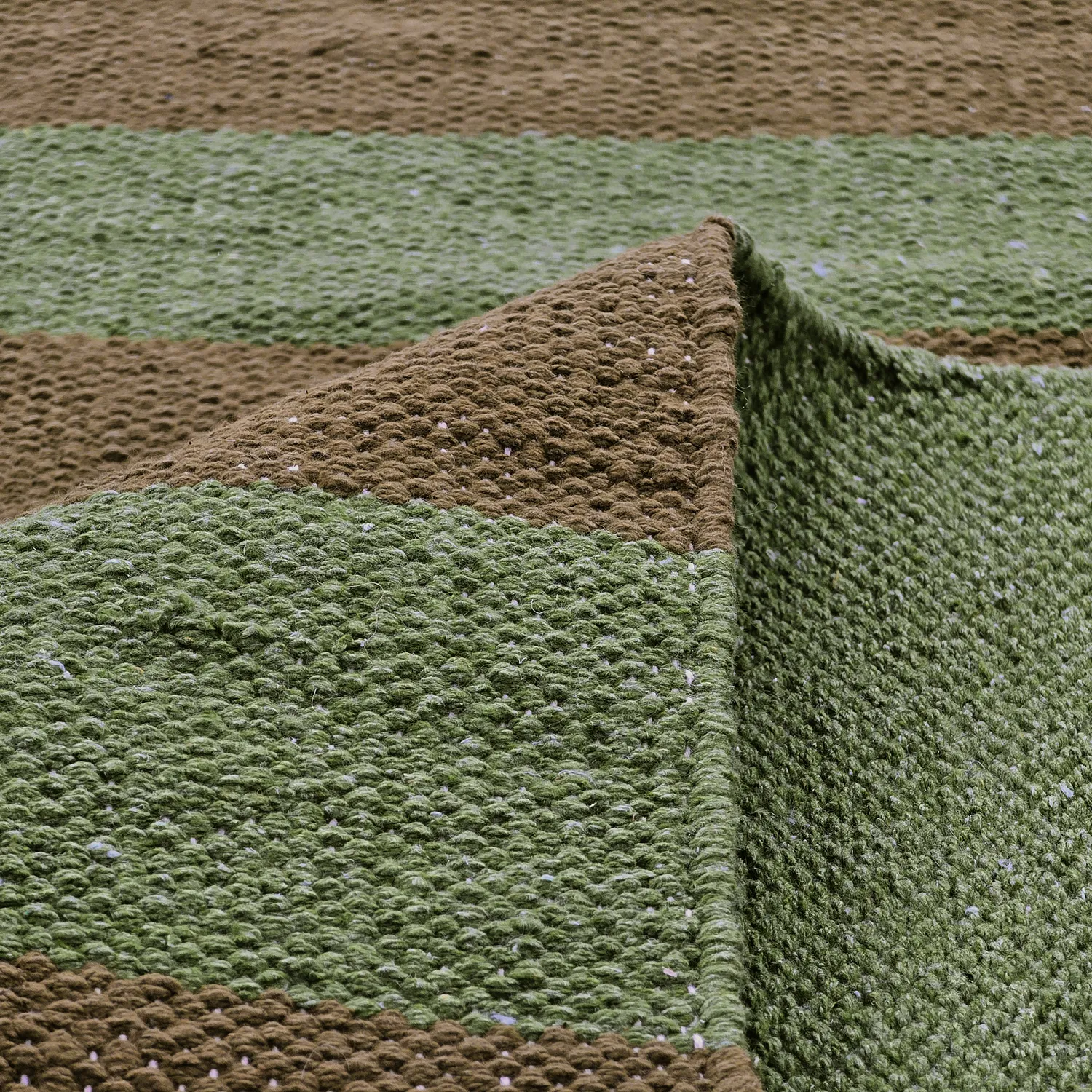 Vloerkleed Katoen - Nilo (mosgroen)