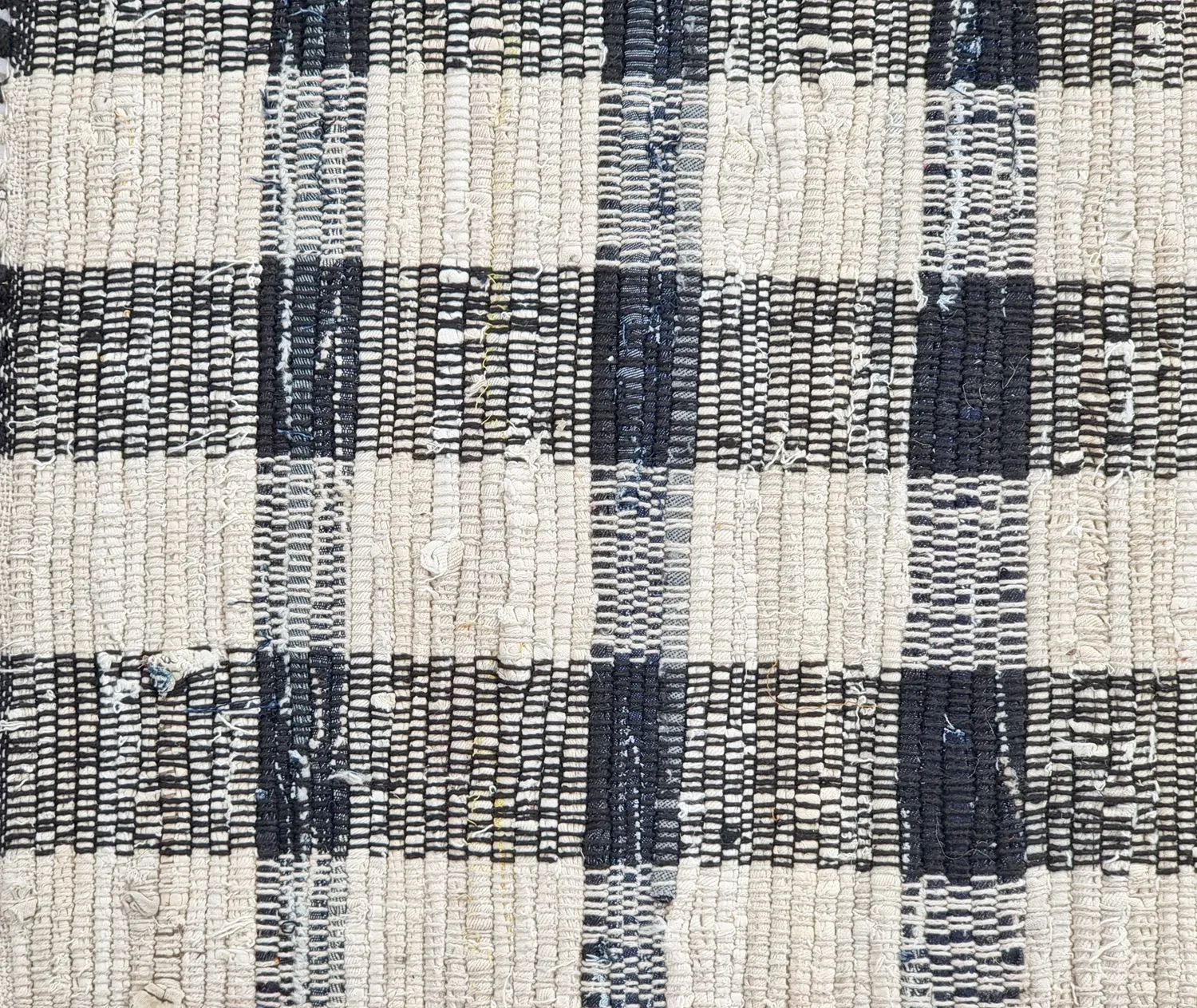 Vloerkleed Katoen - Noomi (zwart)