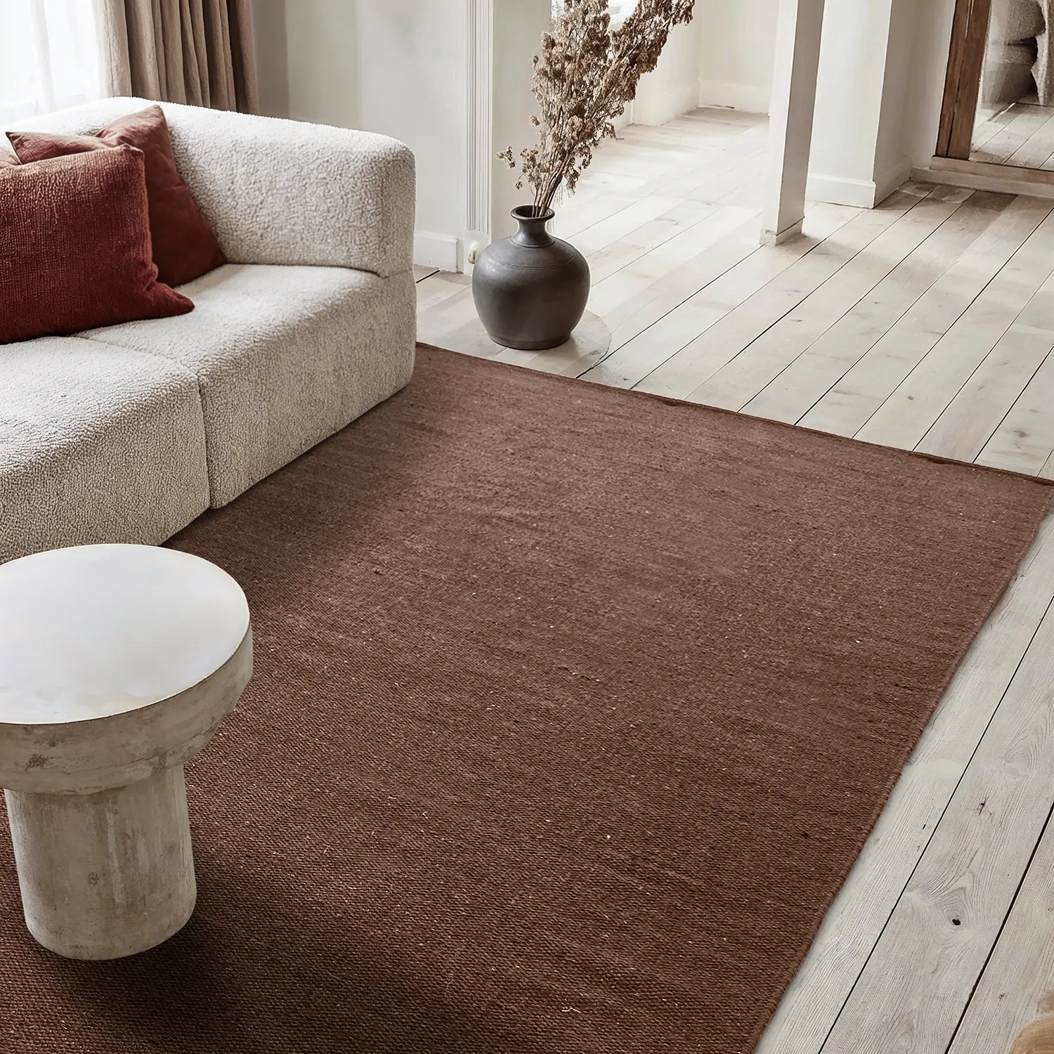 Vloerkleed Katoen - Rigolet (bruin)