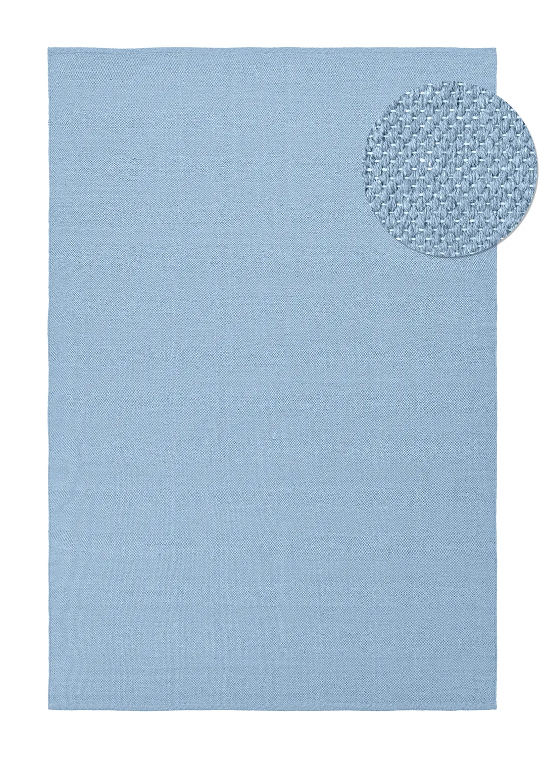 Vloerkleed Katoen - Rigolet (lichtblauw)