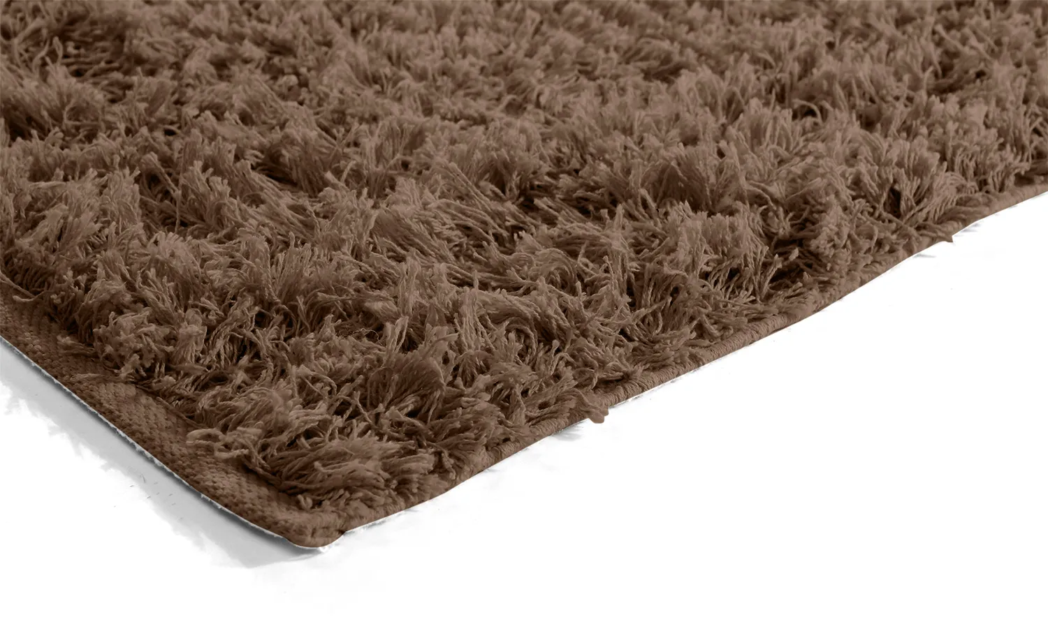 Hoogpolig vloerkleed - Bonnie Natural Cotton Shaggy (bruin)
