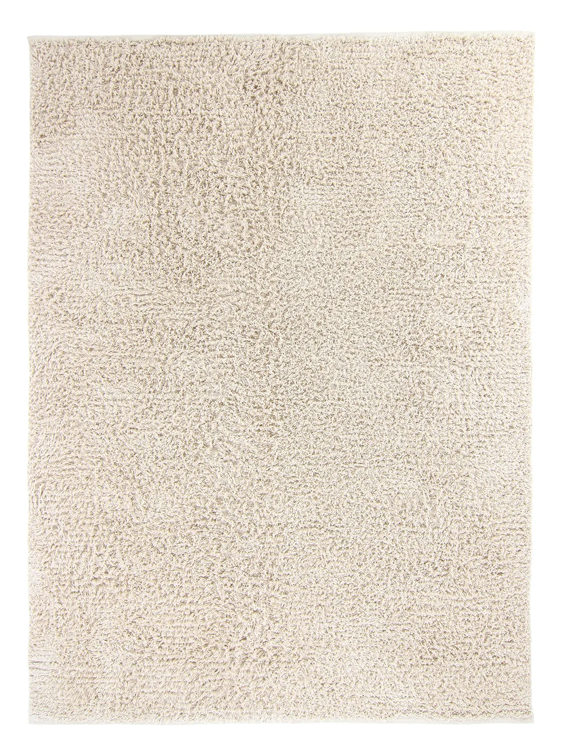Hoogpolig vloerkleed - Enya Natural Cotton Shaggy (natuur)