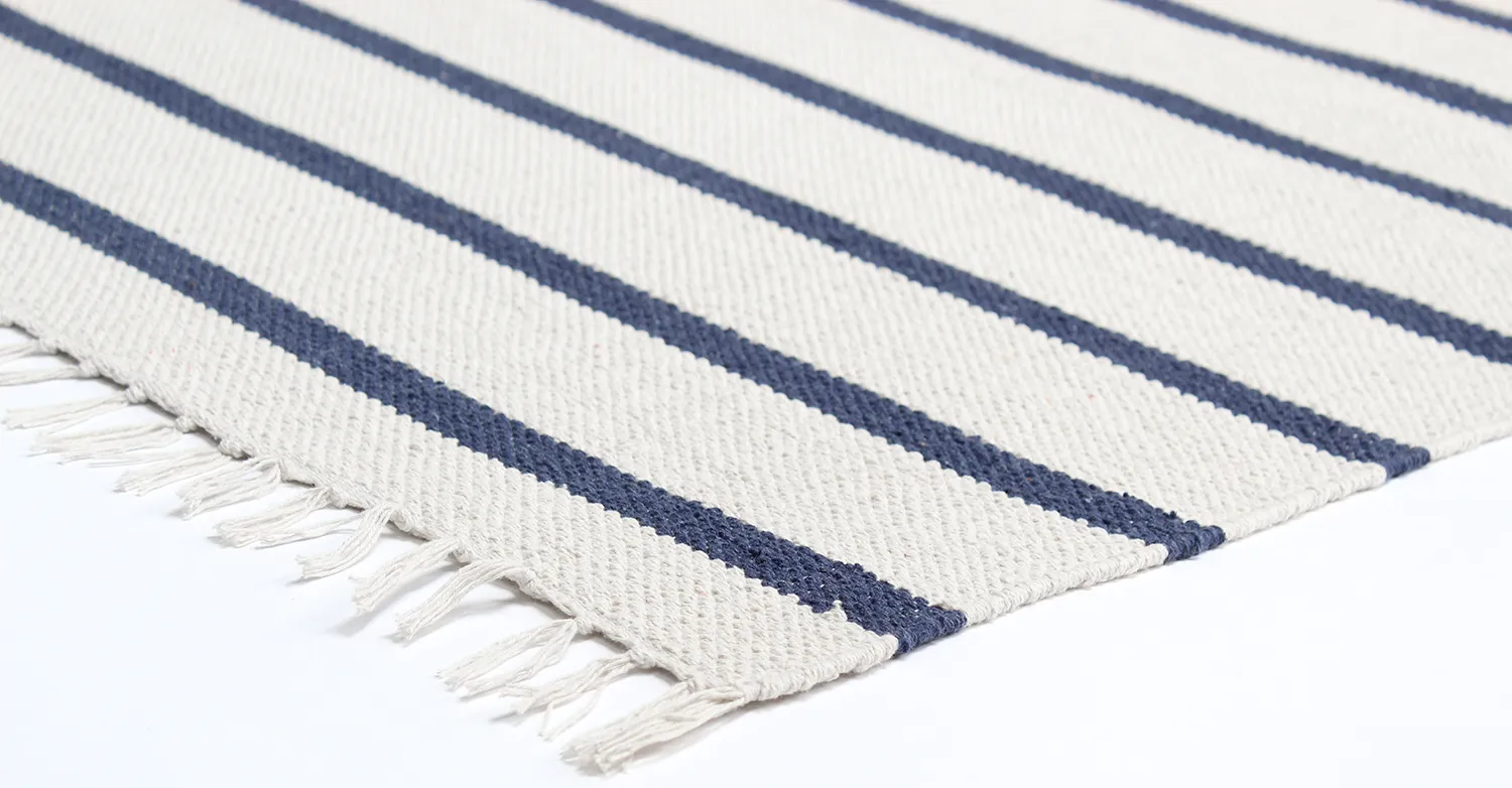 Vloerkleed Katoen - Helle (blue)