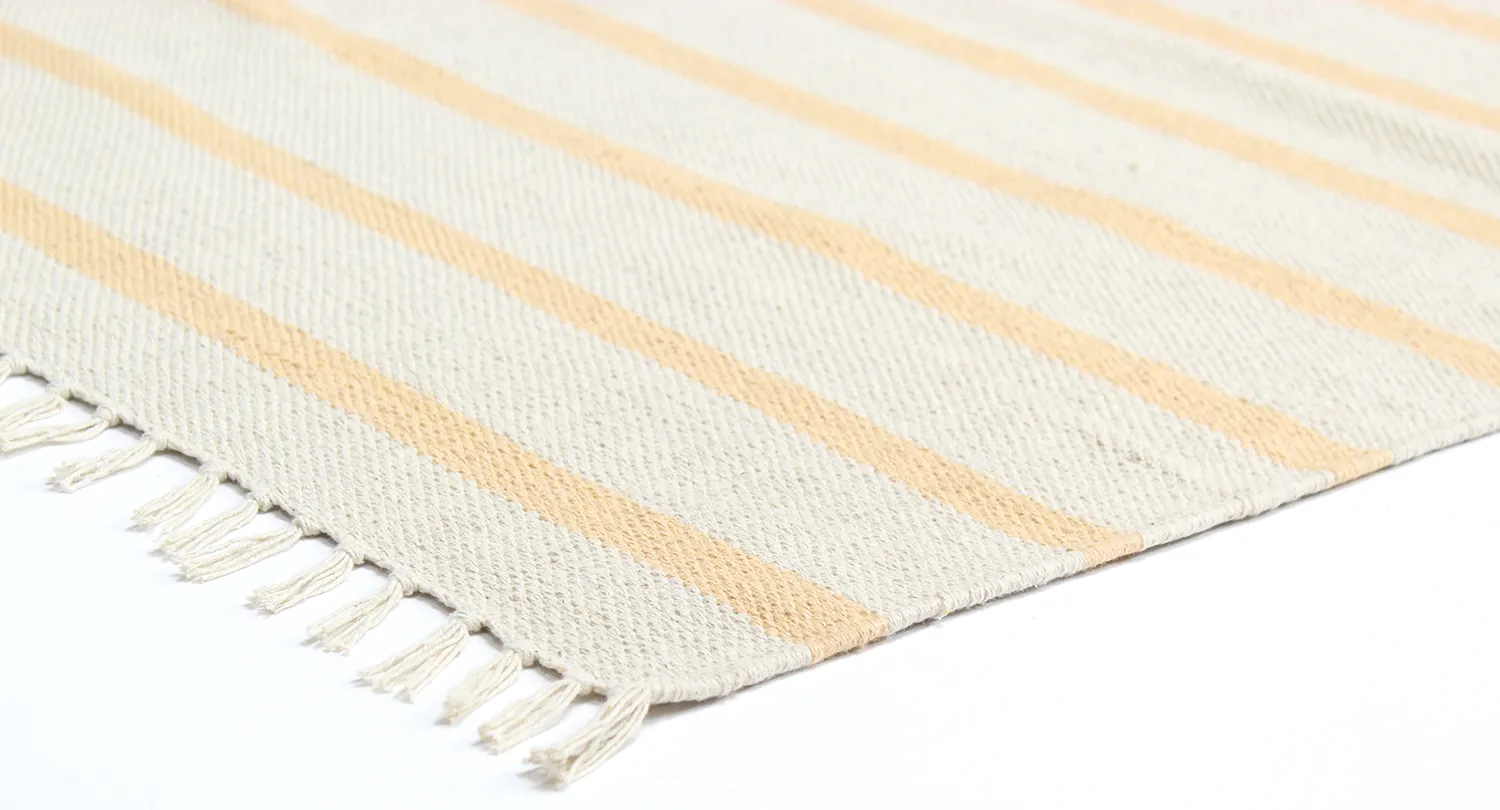 Vloerkleed Katoen - Helle (geel)