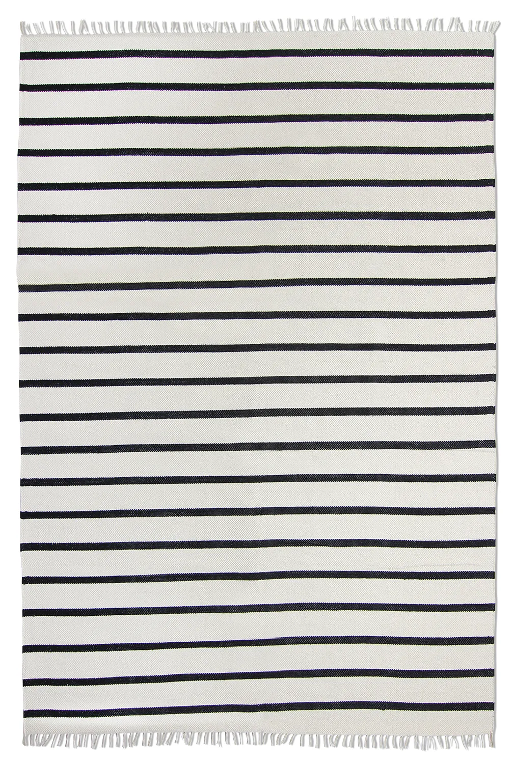 Vloerkleed Katoen - Helle (offwhite/zwart)