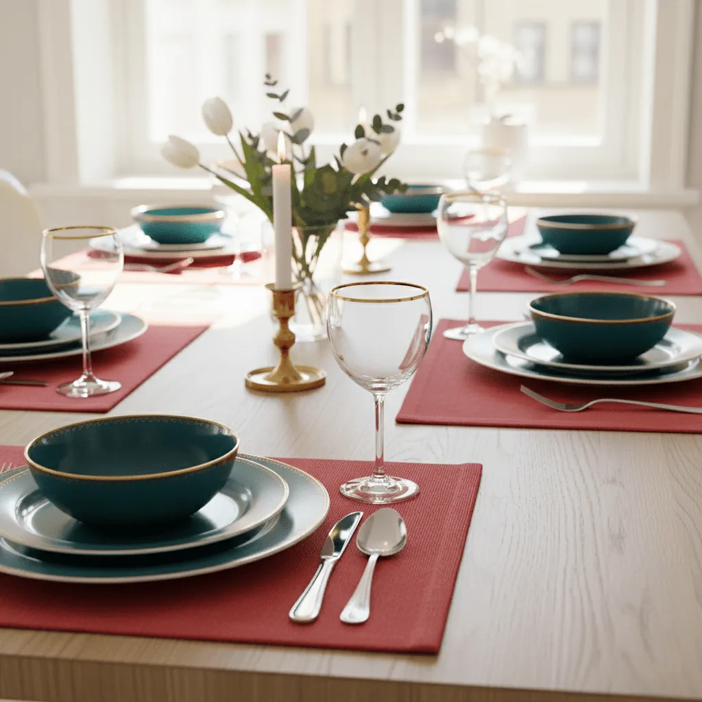 Placemat 2 stuks - Niva (roos)