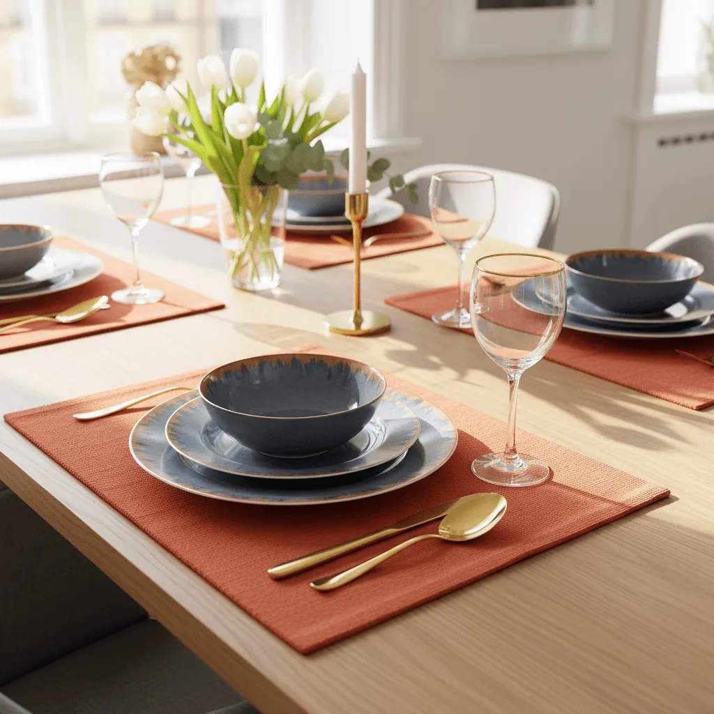 Placemat 2 stuks - Niva (Roest)