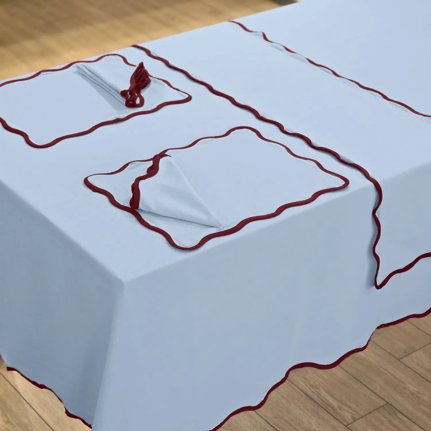 Placemat 2 stuks - Yrsa (blauw)