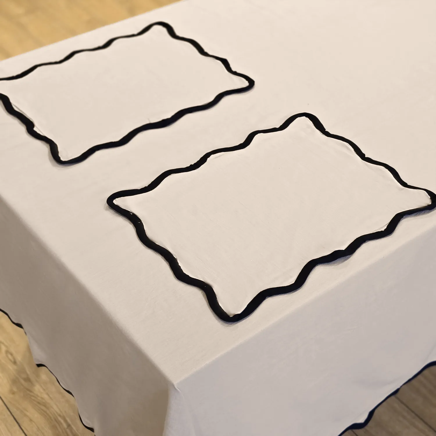 Placemat 2 stuks - Yrsa (lichtbeige)