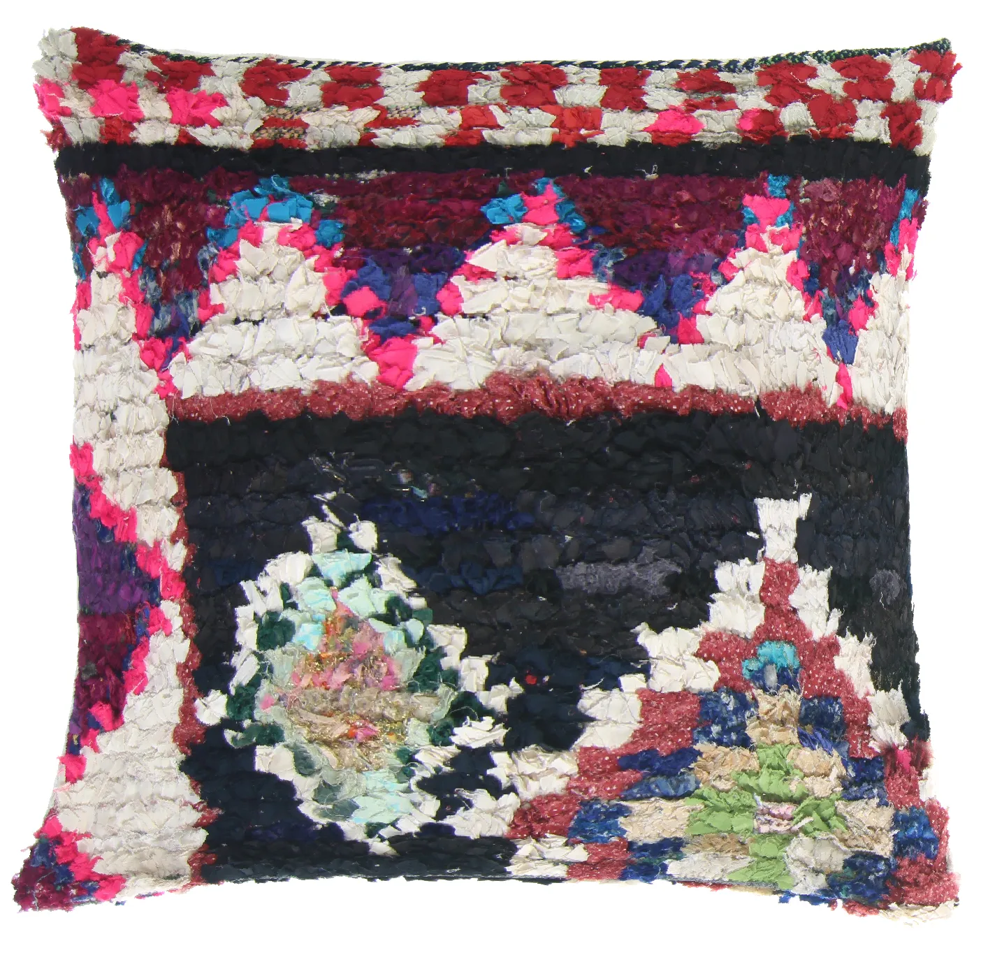 Kussensloop - Boucherouite 75 x 75 cm