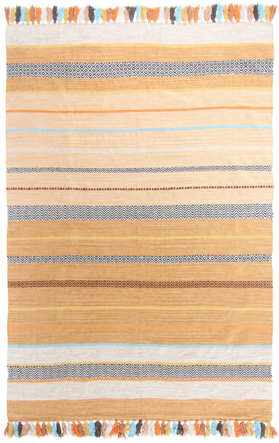 Vloerkleed Katoen - Bouira (oranje/multi)