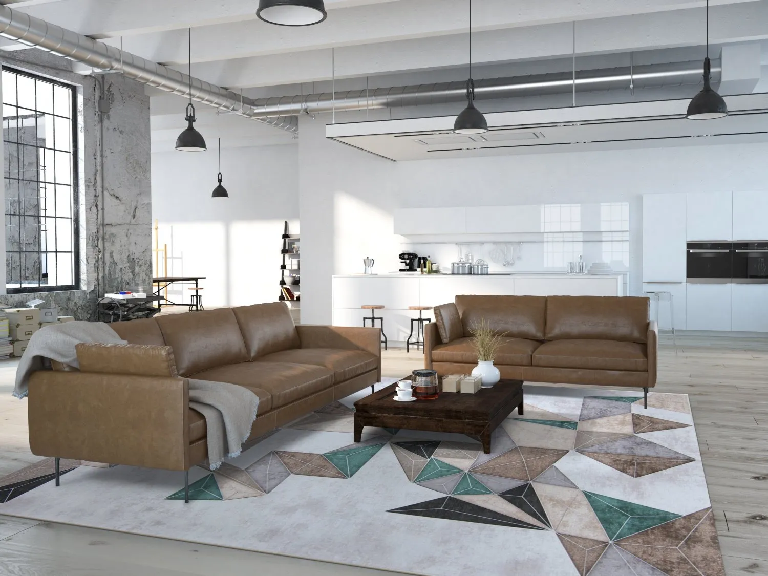 Wilton - Feres (grijs/beige/multi)