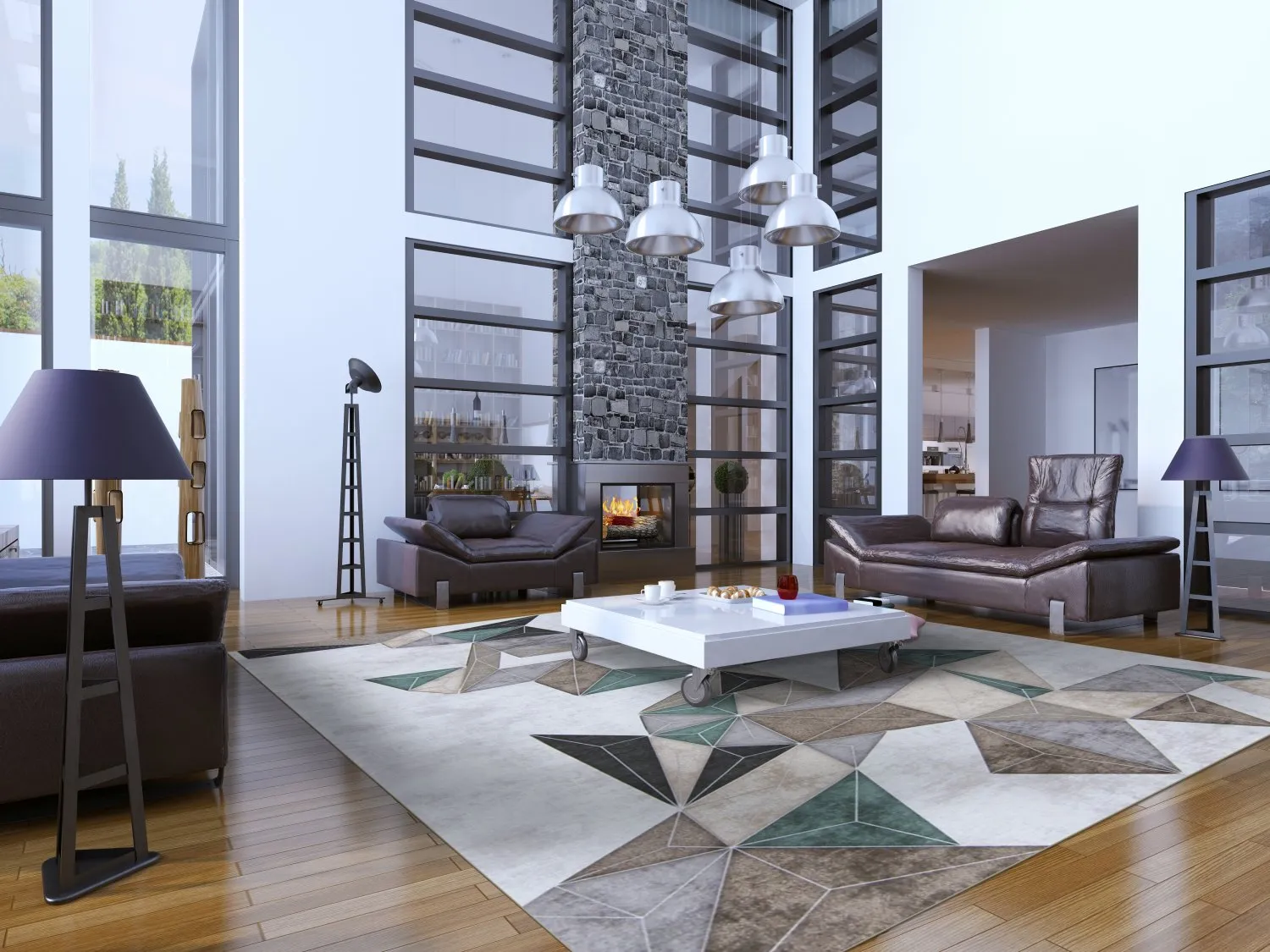 Wilton - Feres (grijs/beige/multi)