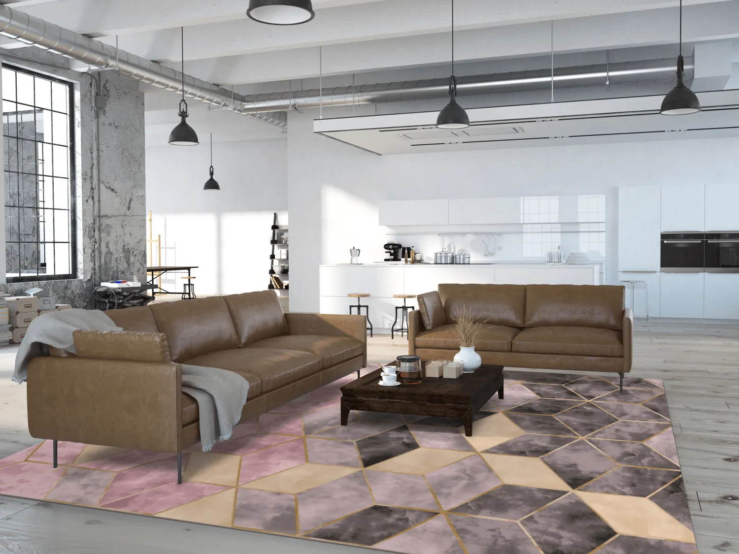 Wilton - Brendola (roze/grijs/goud)