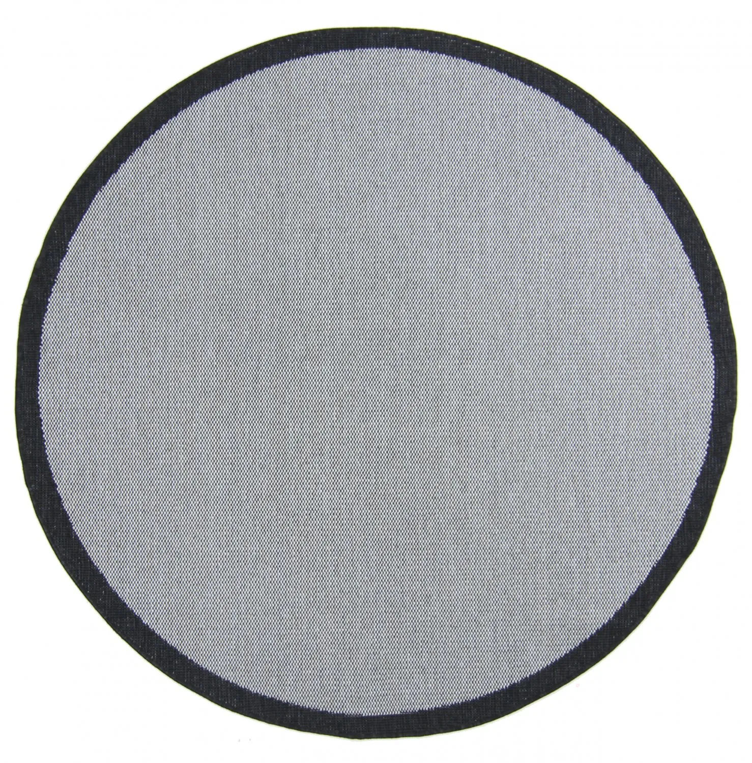 Rond vloerkleed - Sortelha (zwart)