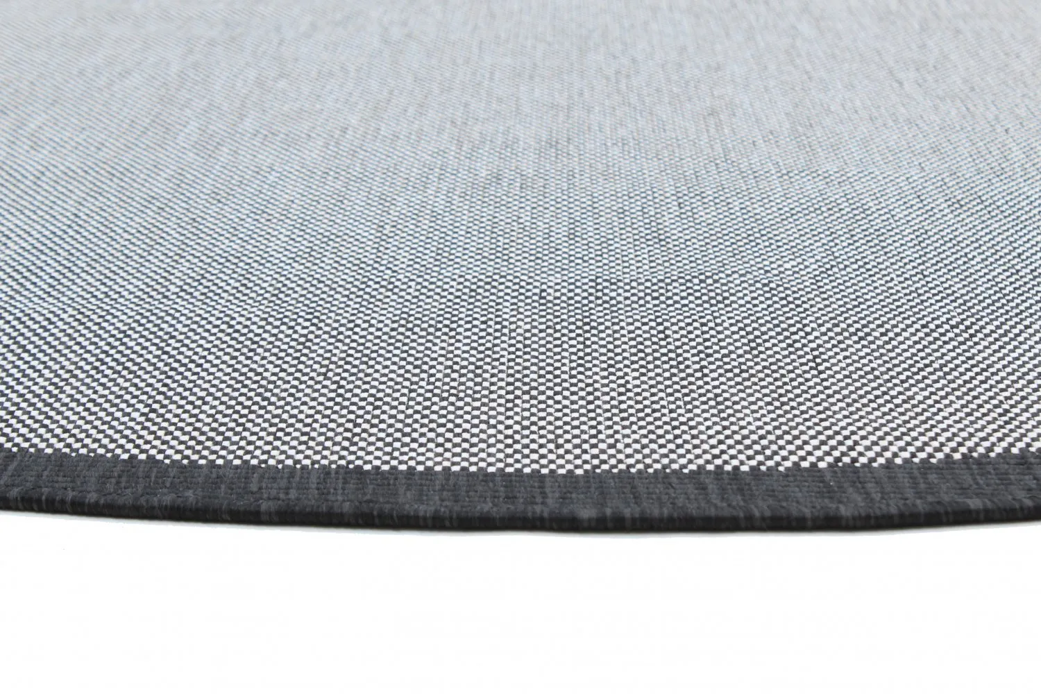 Rond vloerkleed - Sortelha (zwart)