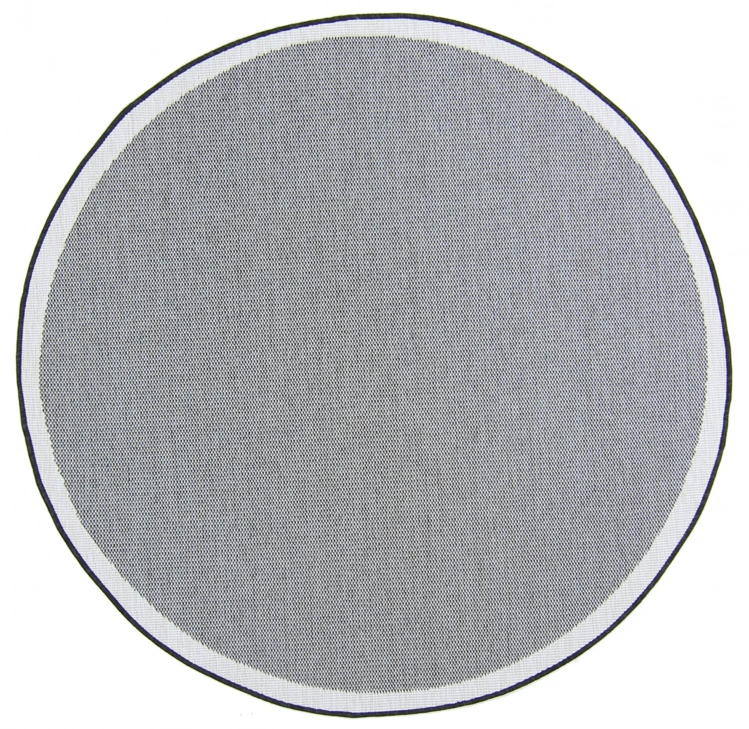 Rond vloerkleed - Sortelha (zwart)