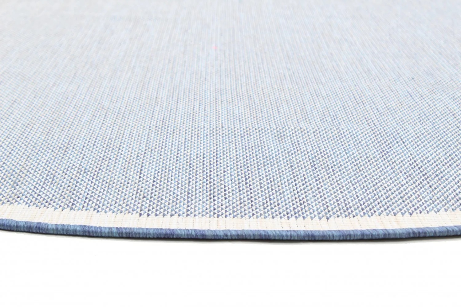 Rond vloerkleed - Sortelha (blauw)