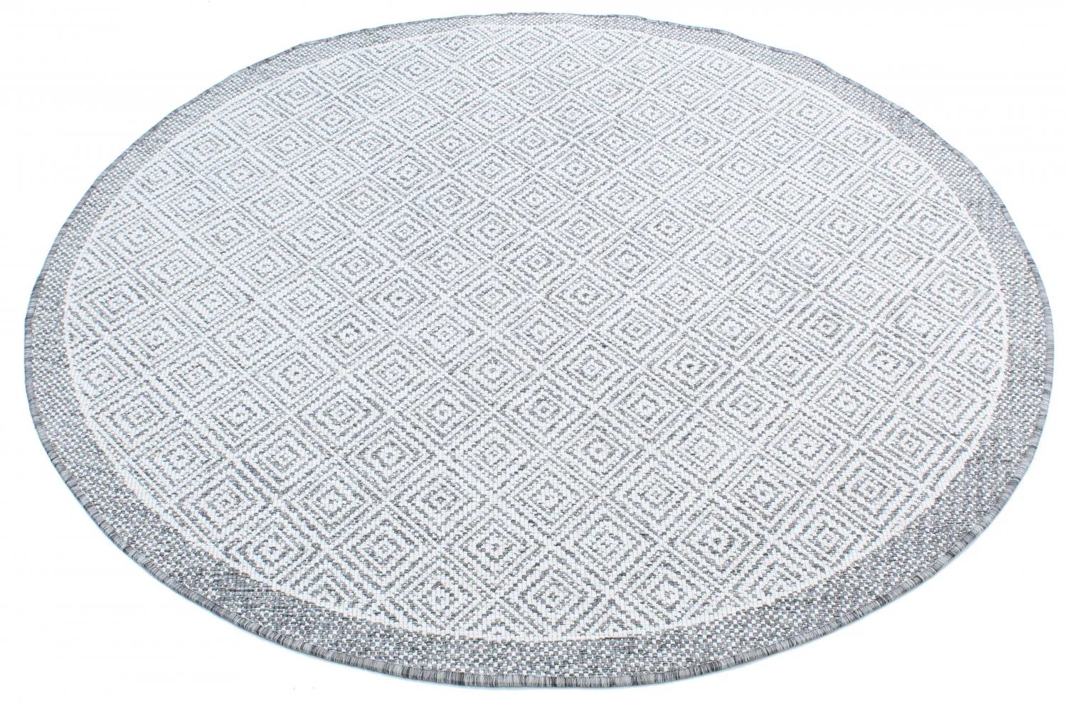 Rond vloerkleed - Monsaraz (grijs)