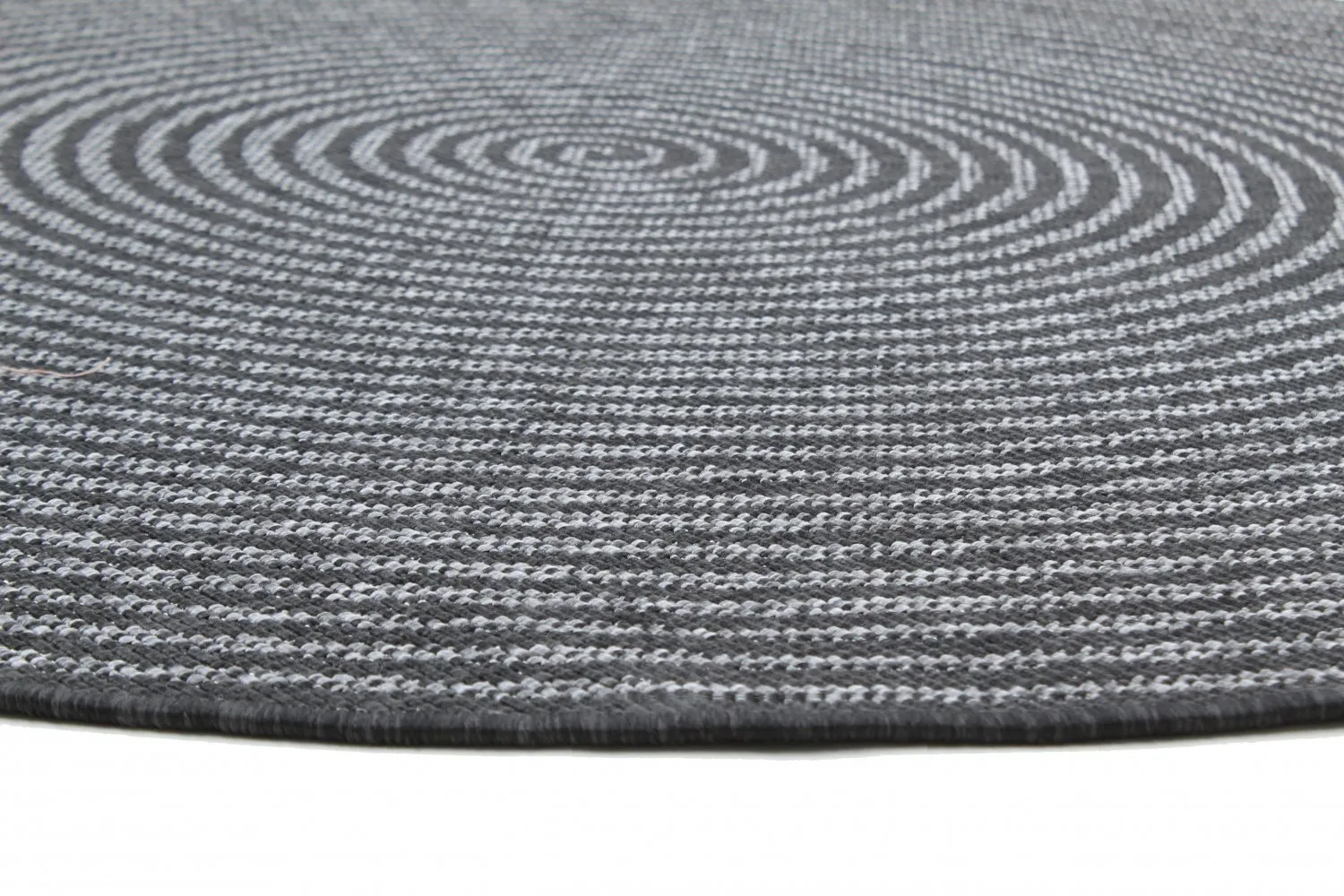 Rond vloerkleed - Ferragudo (antraciet)
