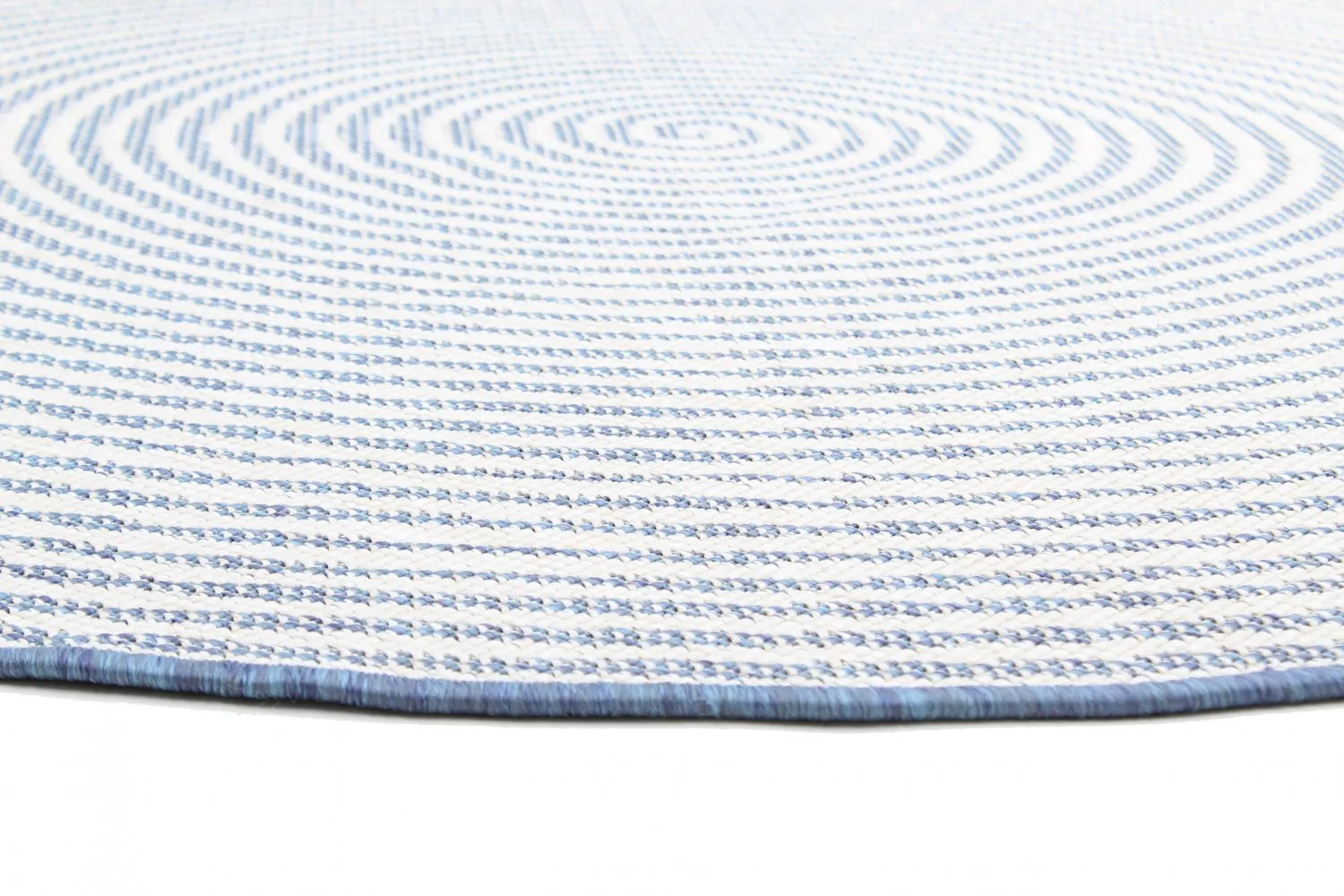 Rond vloerkleed - Ferragudo (blauw)