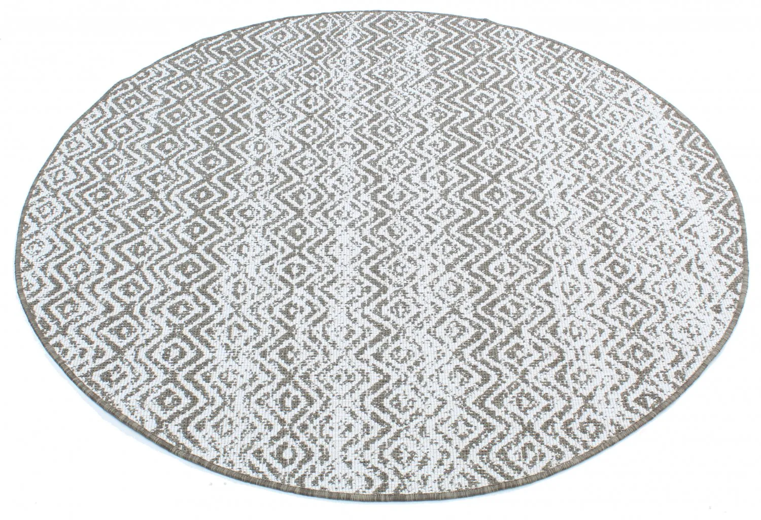 Rond vloerkleed - Harstad (bruine)