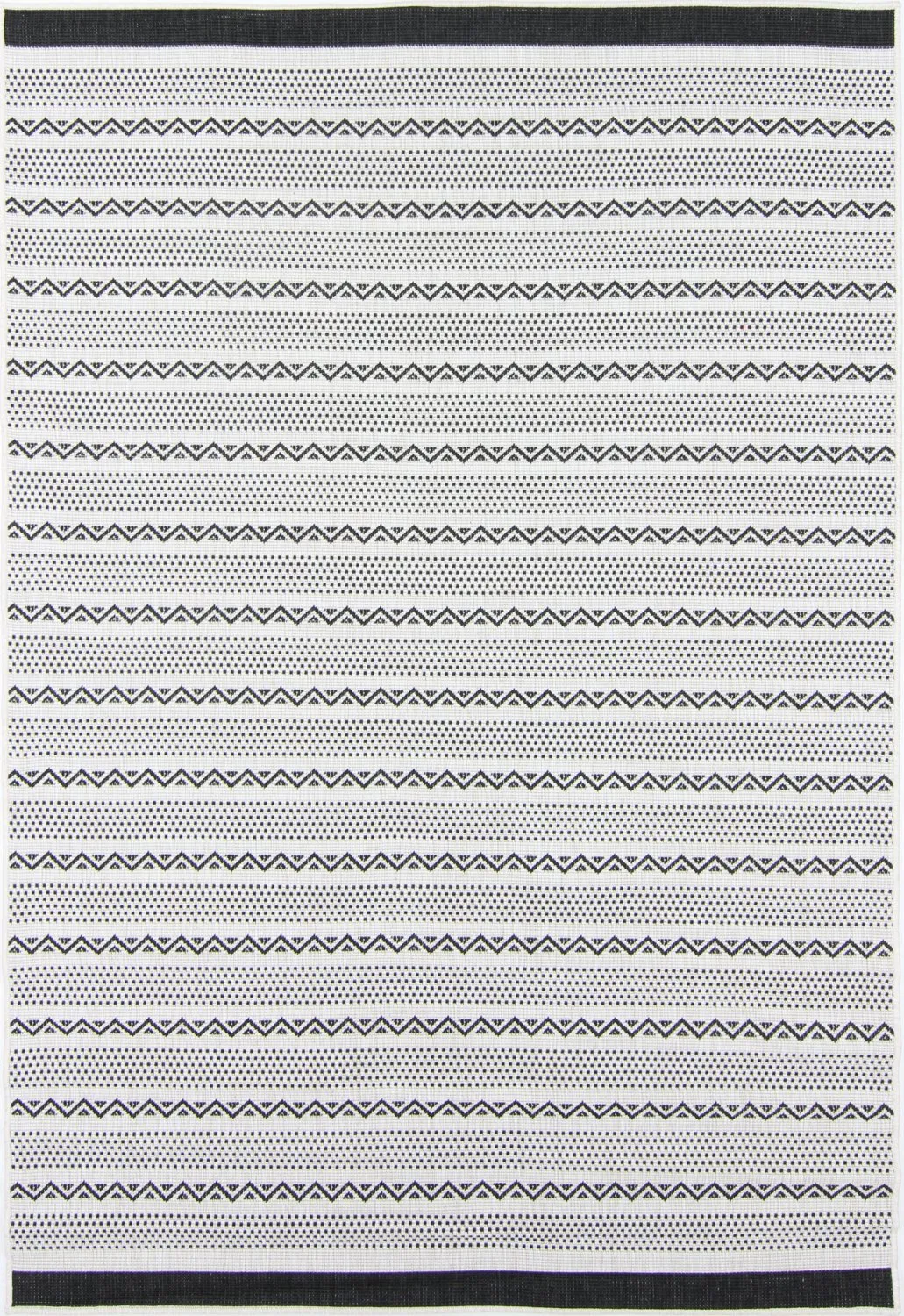 Vloerkleden voor binnen en buiten - Geiranger (zwart)