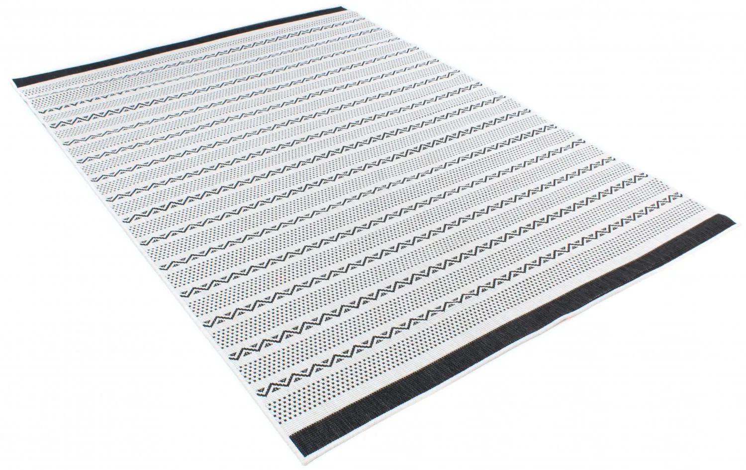 Vloerkleden voor binnen en buiten - Geiranger (zwart)