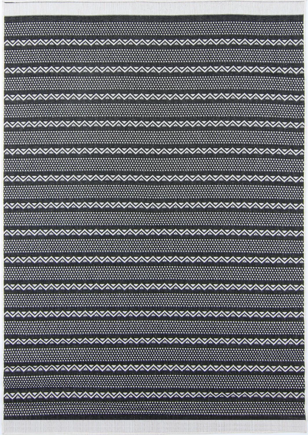 Vloerkleden voor binnen en buiten - Geiranger (zwart)