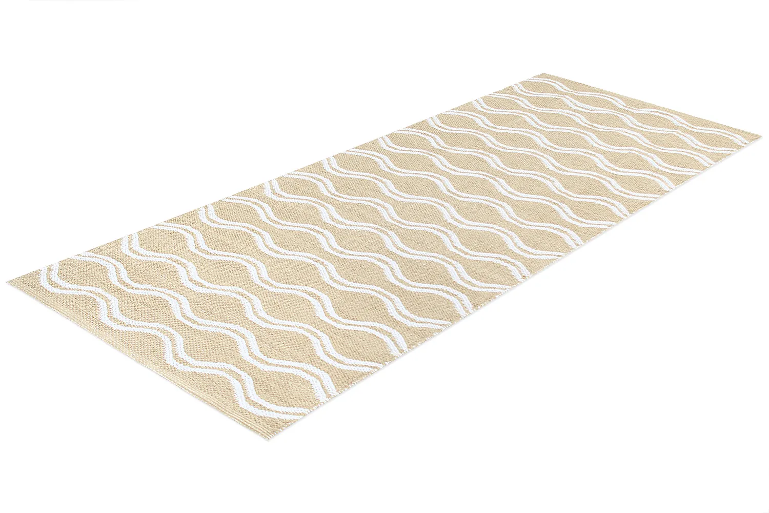 Plastic-kleden - Camden (beige/wit)