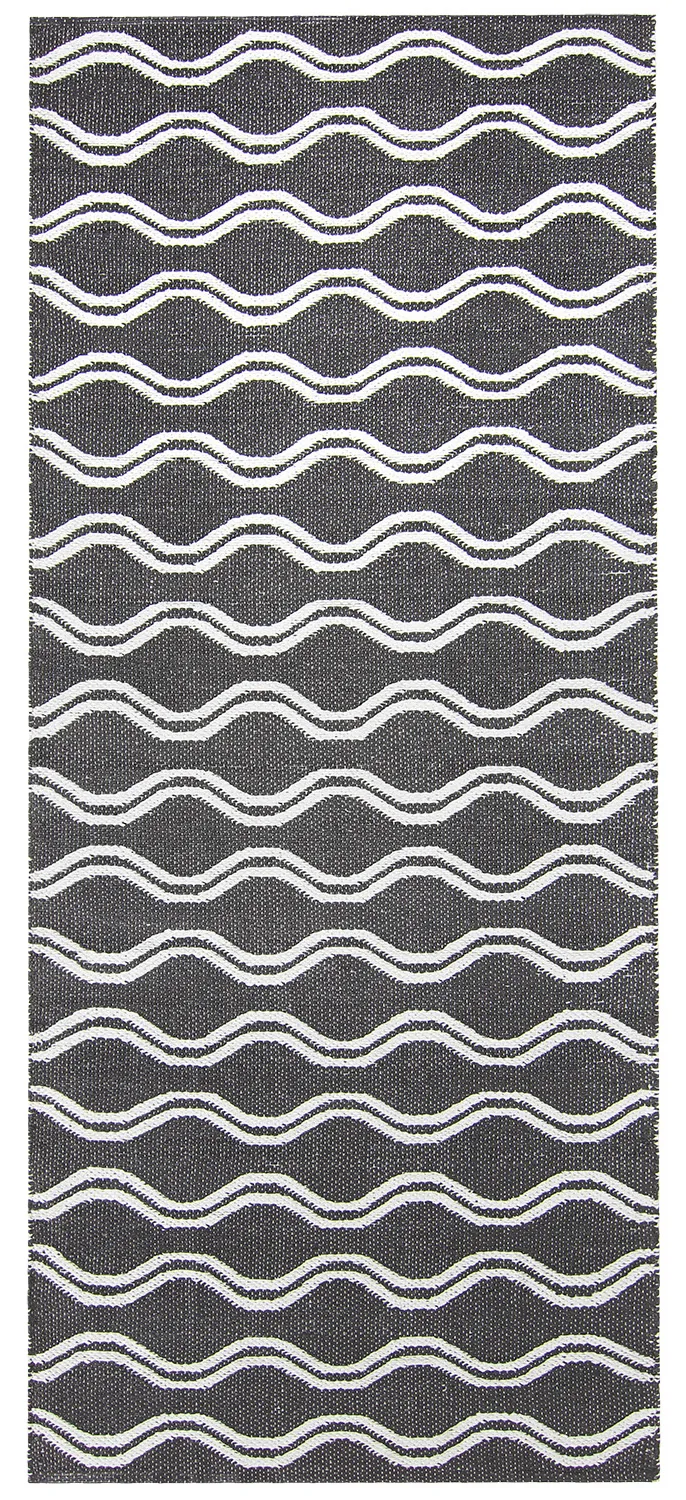 Plastic-kleden - Camden (zwart/wit)