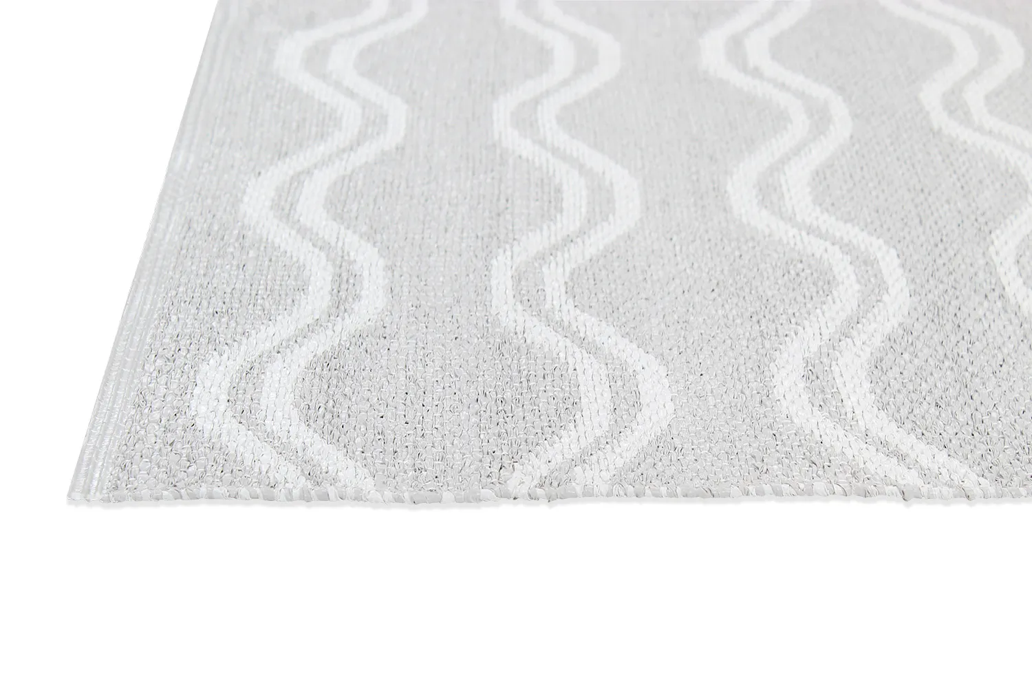 Plastic-kleden - Camden (grijs/wit)