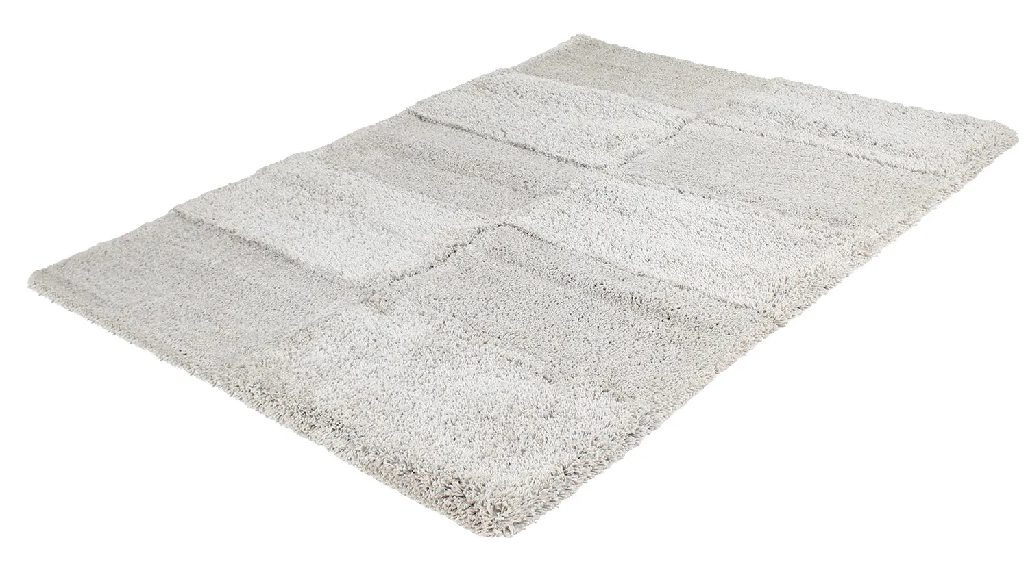 Hoogpolig vloerkleed - Cannes (grijs)