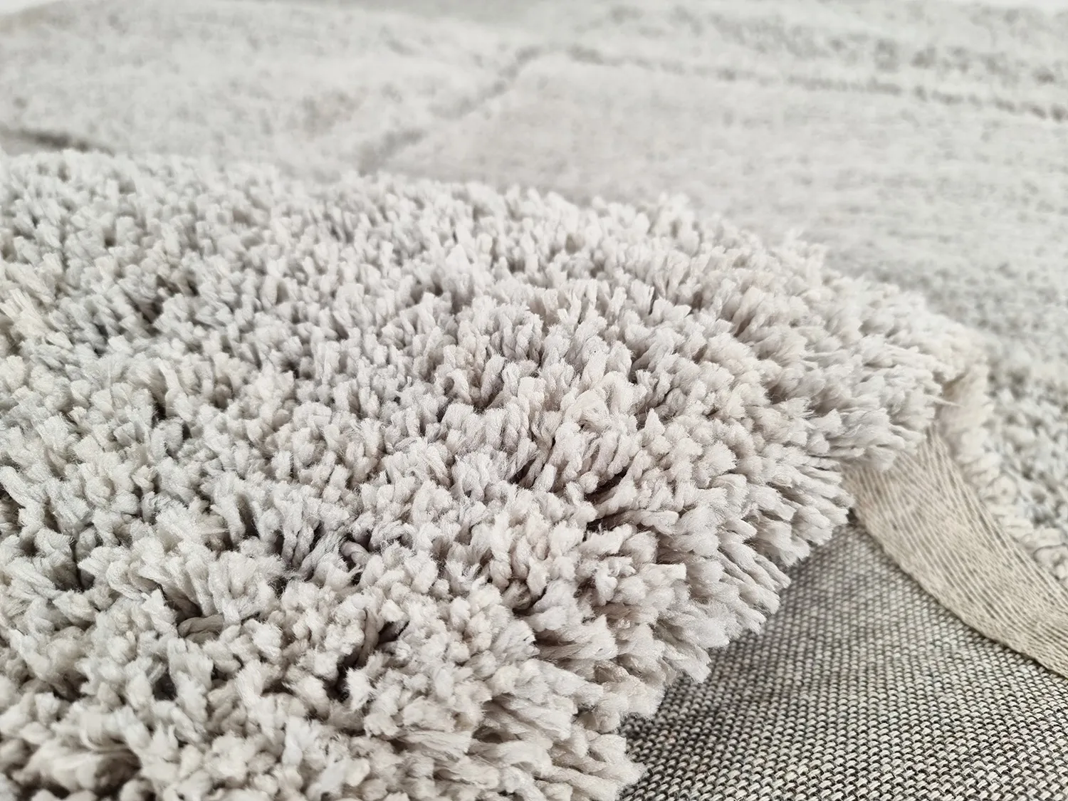 Hoogpolig vloerkleed - Cannes (grijs)