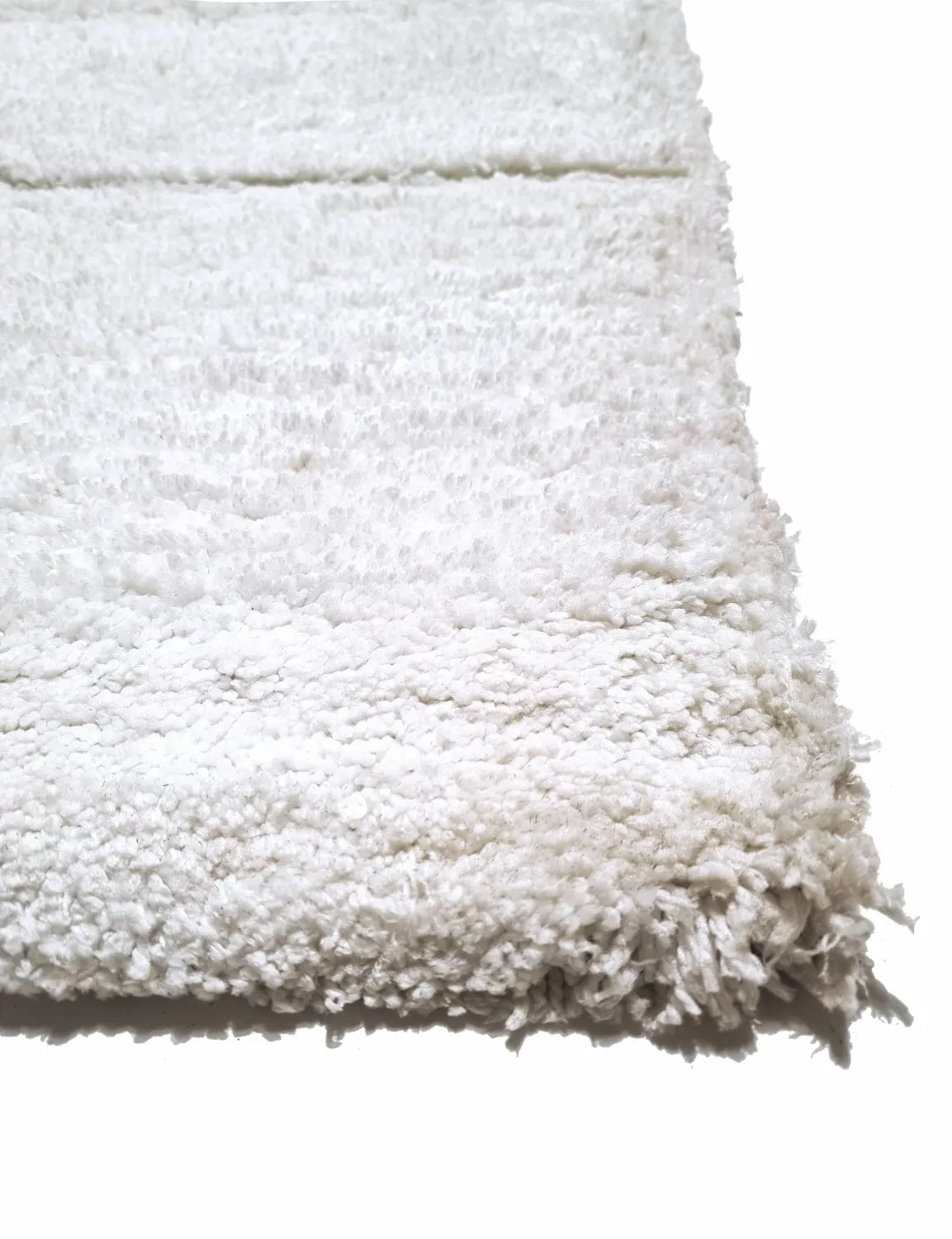 Hoogpolig vloerkleed - Cannes (wit)