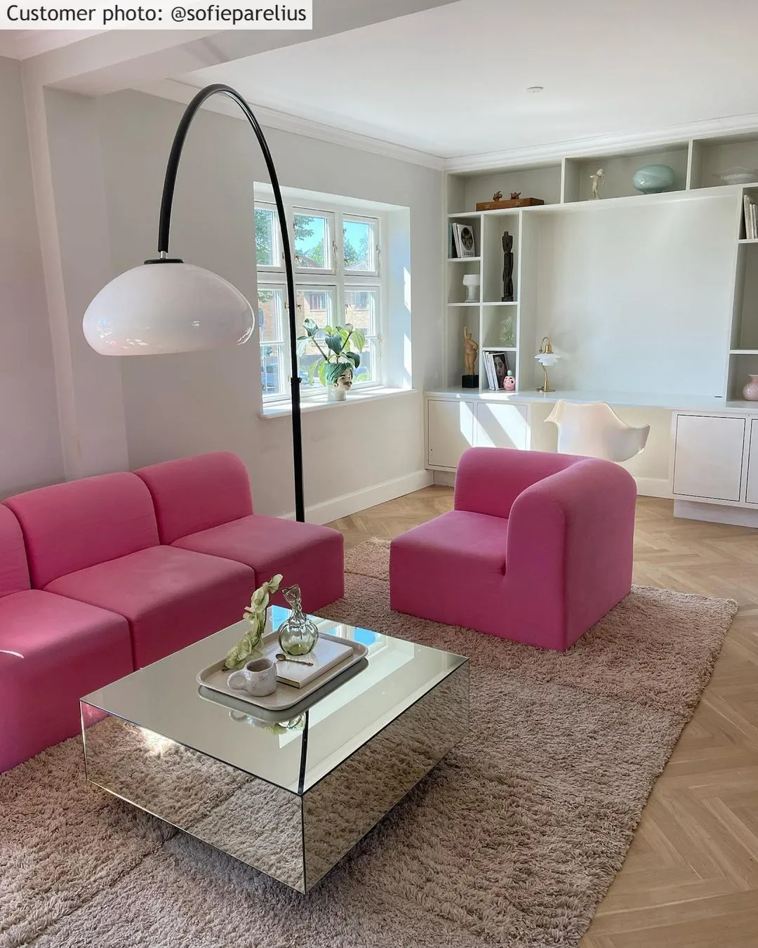 Hoogpolig vloerkleed - Cannes (beige)