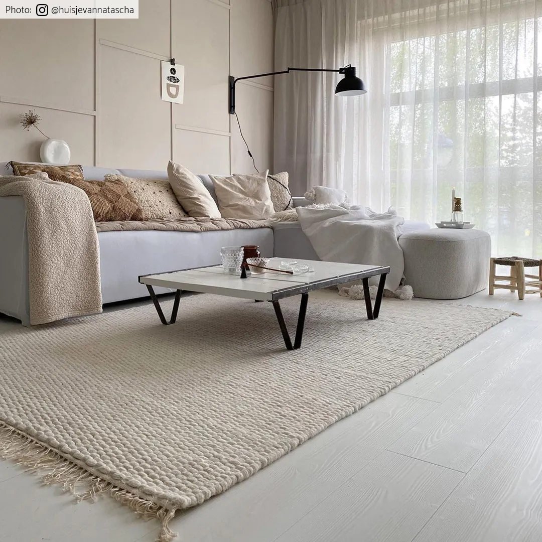 Wollen-vloerkleed - Cartmel (offwhite)