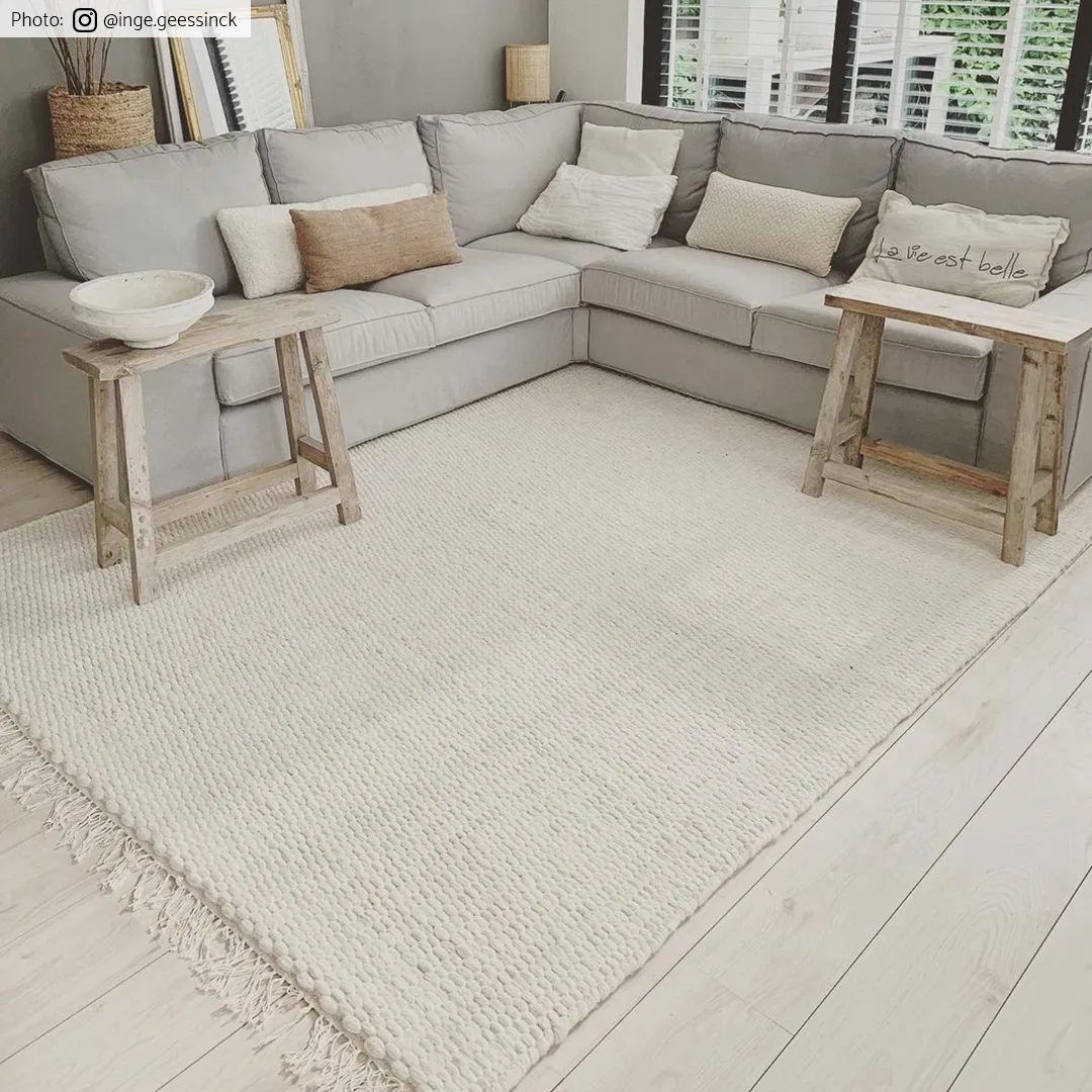 Wollen-vloerkleed - Cartmel (offwhite)