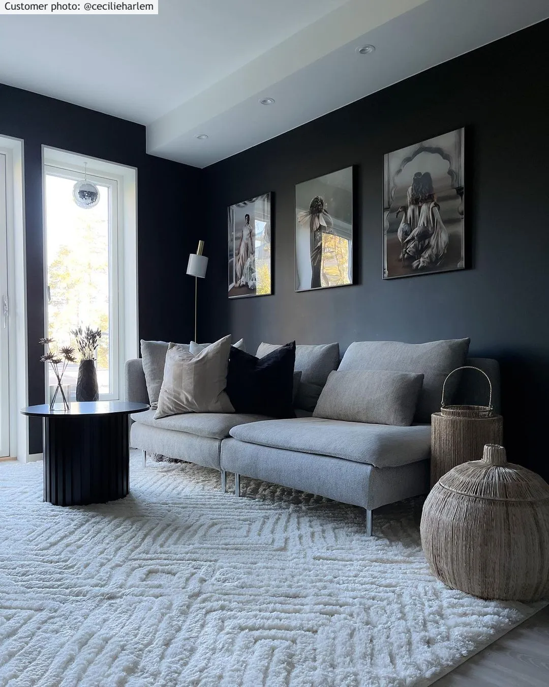 Hoogpolig vloerkleed - Monti (offwhite)