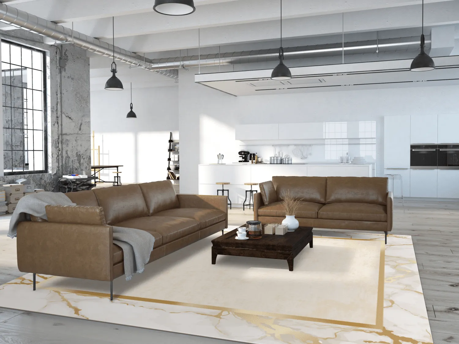 Wilton - Cerasia (beige/wit/goud)