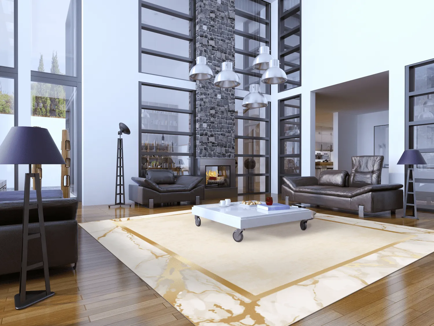 Wilton - Cerasia (beige/wit/goud)