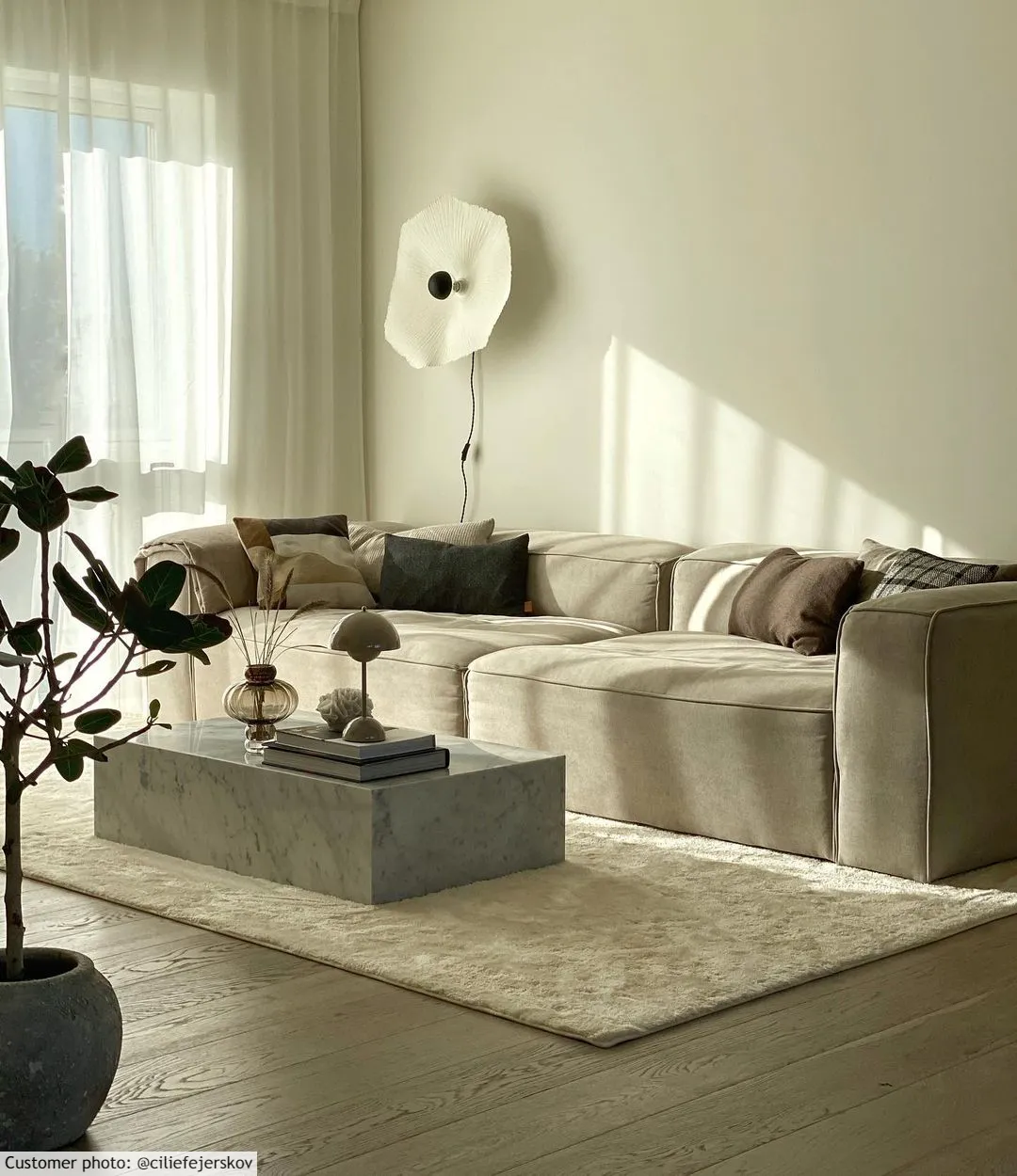 Hoogpolig vloerkleed - Aranga Super Soft Fur (beige)