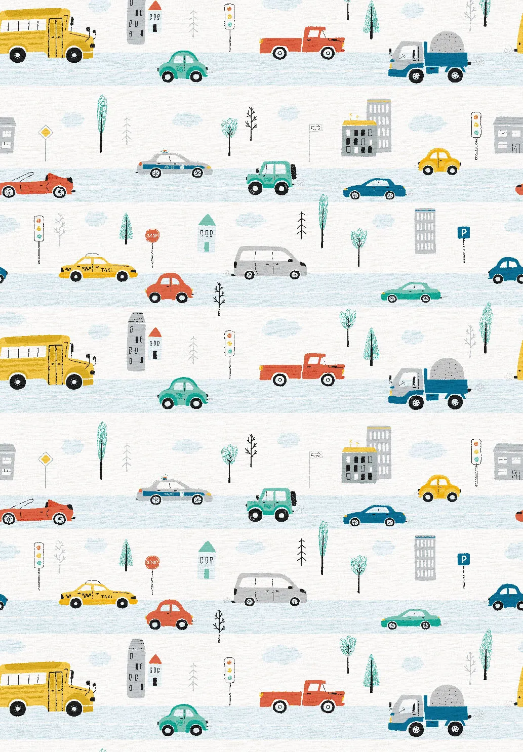 Kindervloerkleed - Road Cars (multi)