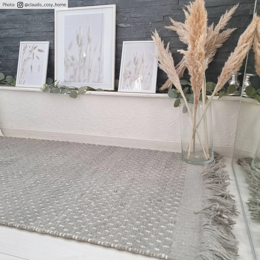 Wollen-vloerkleed - Clovelly (lichtgrijs)