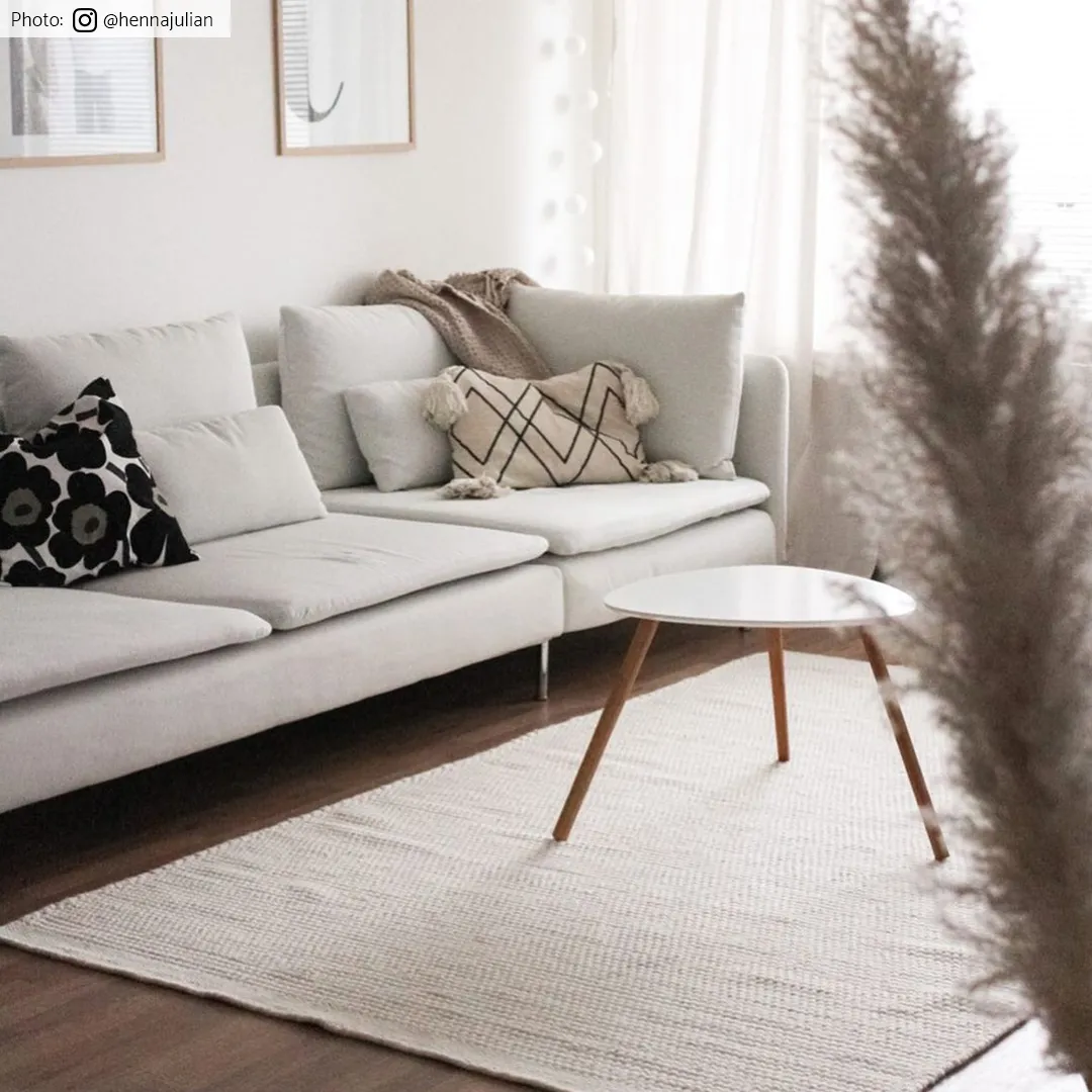 Wollen-vloerkleed - Coastal (wit)