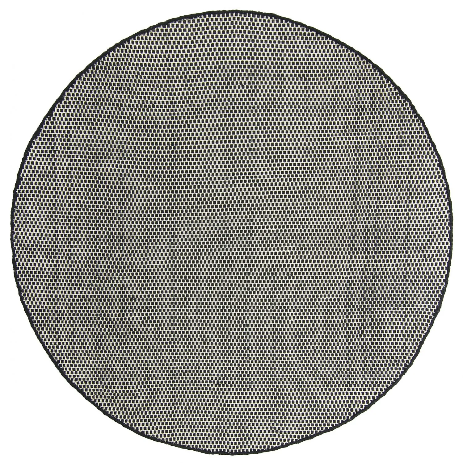 Ronde vloerkleden - Coastal (zwart/wit)