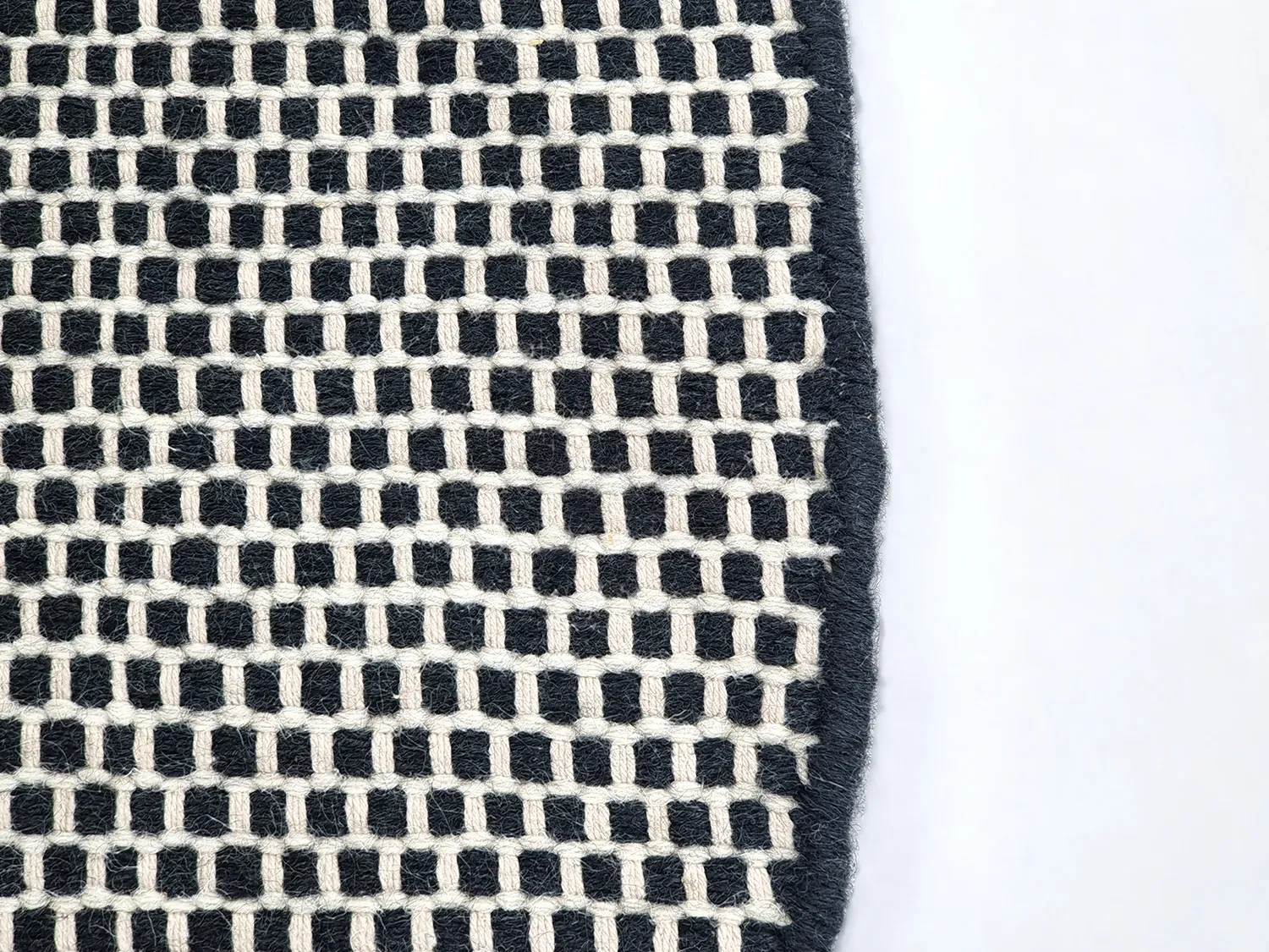 Ronde vloerkleden - Coastal (zwart/wit)