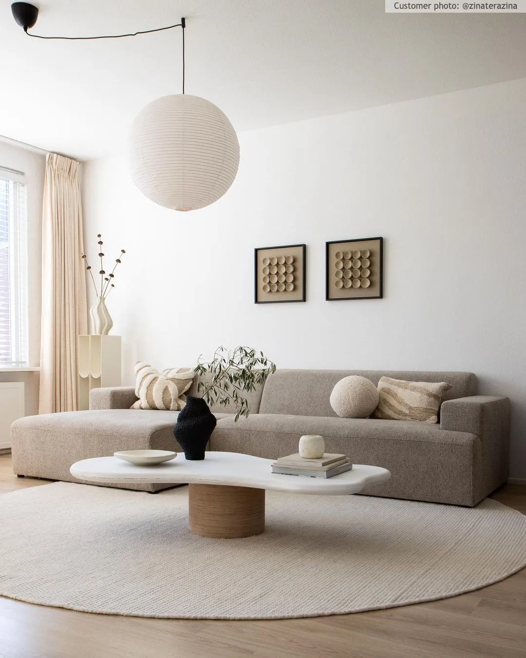 Ronde vloerkleden - Coastal (cream)