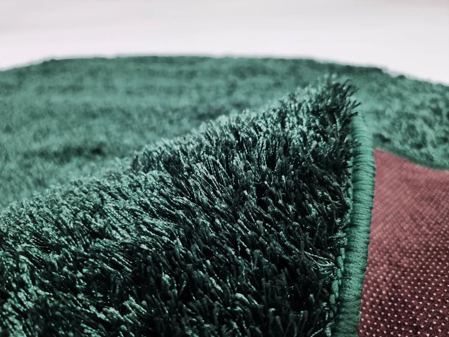 Ronde vloerkleden - Cosy (donkergroen)